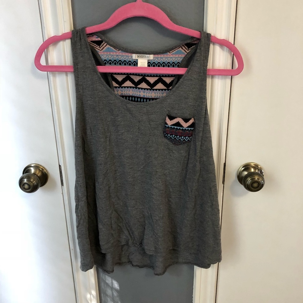 Tribal Print Tank Top